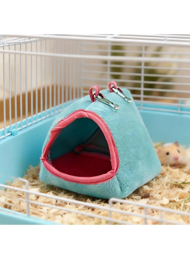  إكس إف إكسينغفو حمّام حيوانات، سرير ناعم، بيت حيوانات أليفة صغير، بيت معلق قفصعشش للهامستر والفأر والقنفذ للنوم واللعب - Image 5